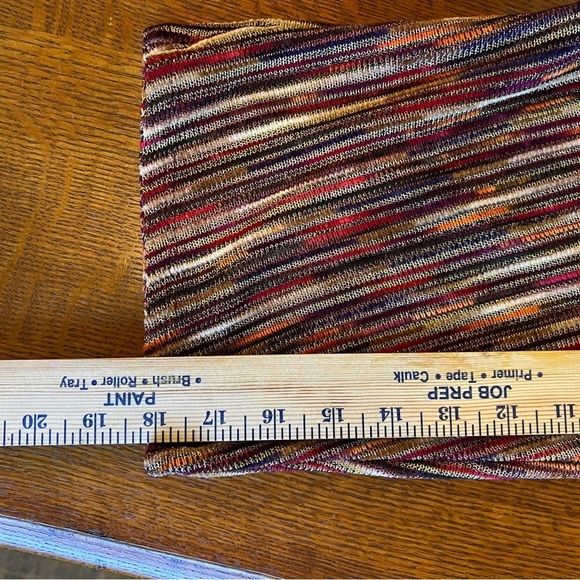 Choices 3/4 length sleeve kimono cardigan sweater XL Festive Fall Metallic - Picture 9 of 11